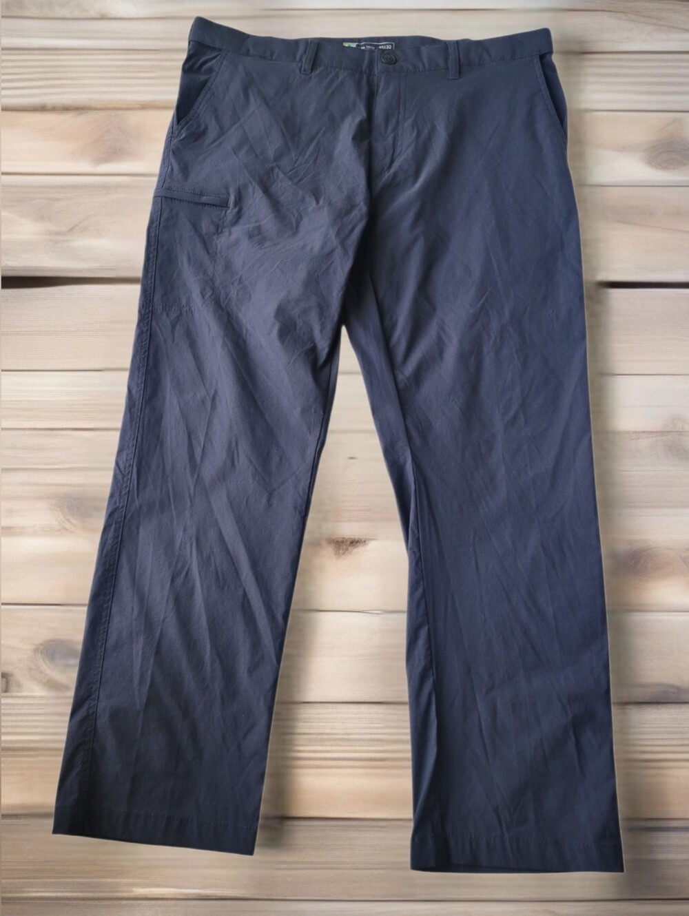 UB Tech Men's Performance Pants Charcoal Gray Classic Fit Hiking Travel Sz 40x32